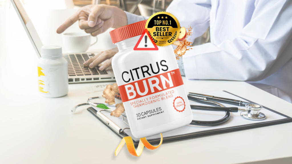 Citrus Burn bottle and ingredients review